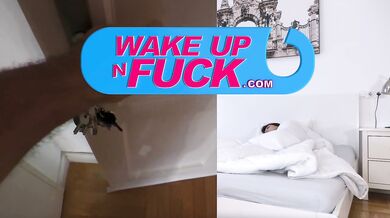 Wake up n Fuck - Ashly Rabbit - Ashly Rabbit Nice Breast Sucked Before Anal DP / 17.01.2026