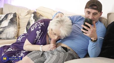 Mature.nl - The Irish Bull - Caroline V. (EU) - Mature Blonde Granny in Glasses Catches Stepgrandson and Gets a Hard Fuck / 26.12.2025