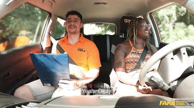 Fake Driving School - Dave Candle - Xeinna Rose - Big Tits Brunette Gagging On Cock / 14.10.2025
