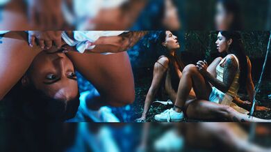 Freeze - Black Angel - Coco Bae - Big Tits Blowjob by Teen Lesbian Couple Black Angel Coco Bae / 19.09.2025